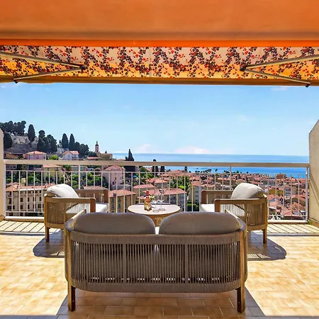 Terrasse Vue Exceptionnelle Calme Et Confort * Menton